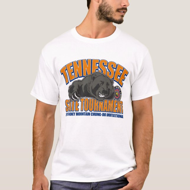 Camiseta T-shirt do estado do TN (Frente)