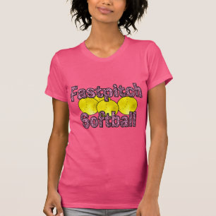 Camiseta T-shirt do estilo da zebra do softball de