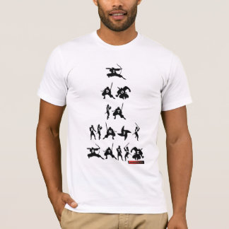 Camiseta T-shirt do estilo de Ninja