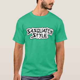 Camiseta T-shirt do estilo de Sasquatch