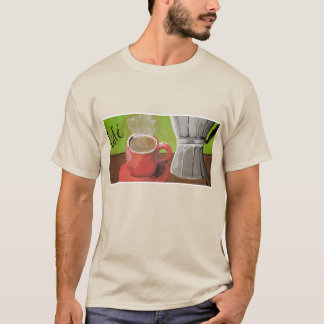 Camiseta T-shirt do estilo do café das belas artes