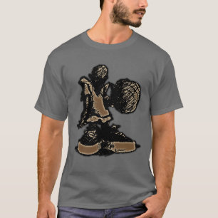 Camiseta T-shirt do estilo livre de B-Baller da escola de