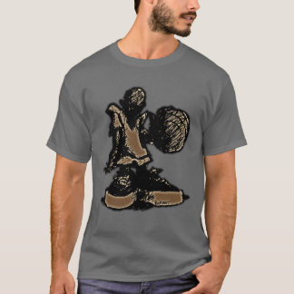 Camiseta T-shirt do estilo livre de B-Baller da escola de