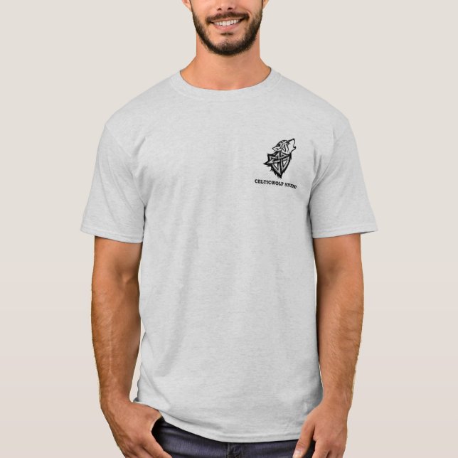 Camiseta T-shirt do estúdio de Celticwolf (Frente)