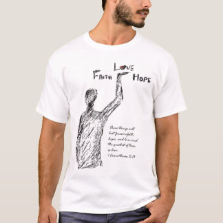 Camiseta T-shirt do evangelho do amor