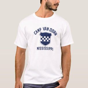 Camiseta T-shirt do exército de Acampamento Van Dorn