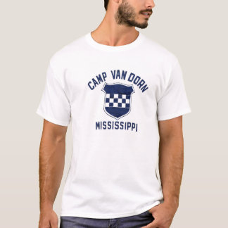 Camiseta T-shirt do exército de Acampamento Van Dorn
