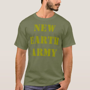 Camiseta "T-shirt do exército novo da terra"