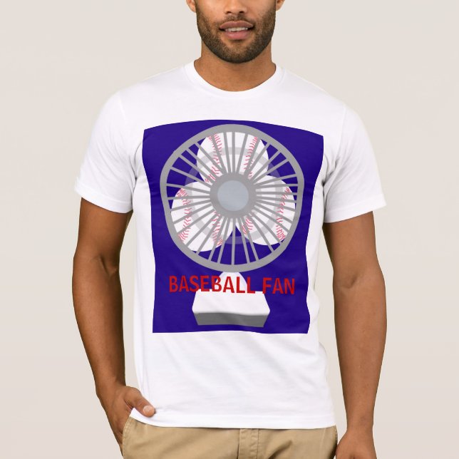 Camiseta T-shirt do fã de basebol (Frente)