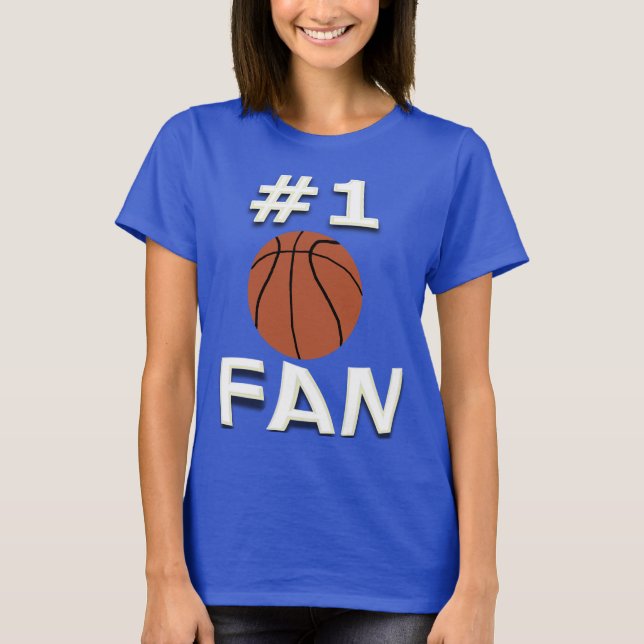 Camiseta T-shirt do fã de basquetebol #1 (Frente)