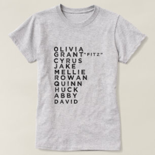 CAMISETA T-SHIRT DO FÃ DO CARÁTER DO ESCÂNDALO