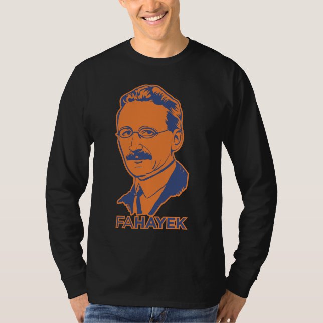 Camiseta T-shirt do FA Hayek (Frente)