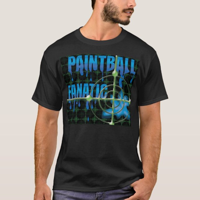 Camiseta T-shirt do fanático do Paintball (Frente)