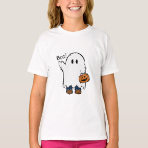 Camiseta T-shirt do fantasma da doçura ou travessura