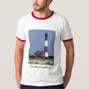 Camiseta T-shirt do farol da ilha do fogo