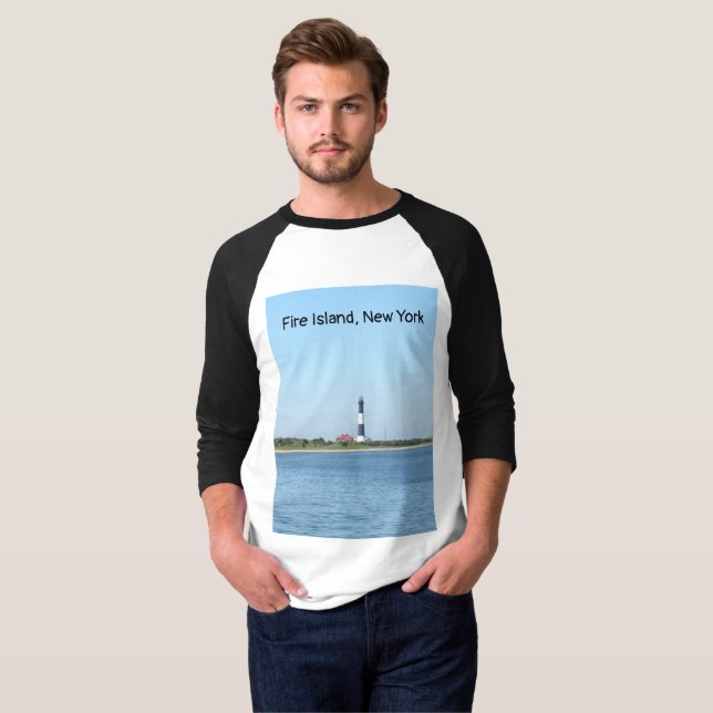 Camiseta T-shirt do farol da ilha do fogo (Frente Completa)