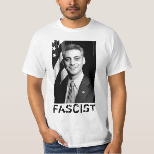 Camiseta T-shirt do FASCISTA de Rahm Emanuel