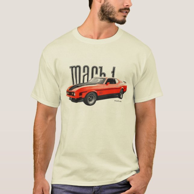 Camiseta T-shirt do Fastback do MACH 1 (Frente)