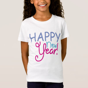 Camiseta T-shirt do feliz ano novo