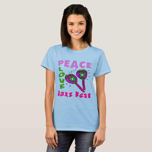 Camiseta T-shirt do Fest do Peace Love (Frente Completa)