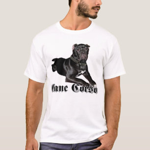 Camiseta T-shirt do filhote de cachorro de Corso do bastão