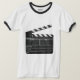 Camiseta T-shirt do filme da ardósia da cineasta de (Frente do Design)