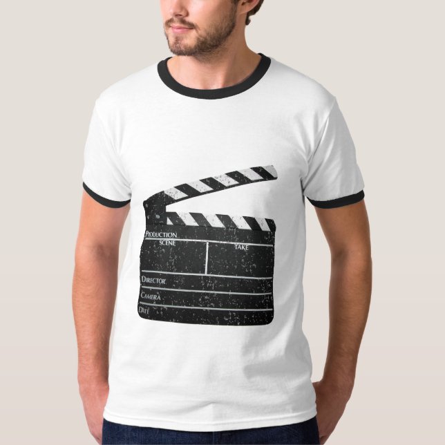 Camiseta T-shirt do filme da ardósia da cineasta de (Frente)