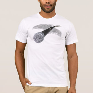 Camiseta T-shirt do Fim-Acima do microfone