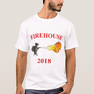 Camiseta T-shirt do Firehouse dos homens