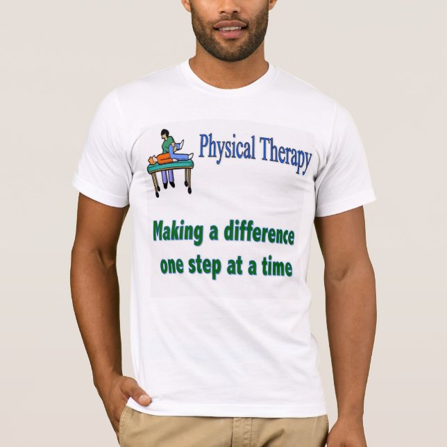 Camiseta T-shirt do fisioterapeuta (Frente)