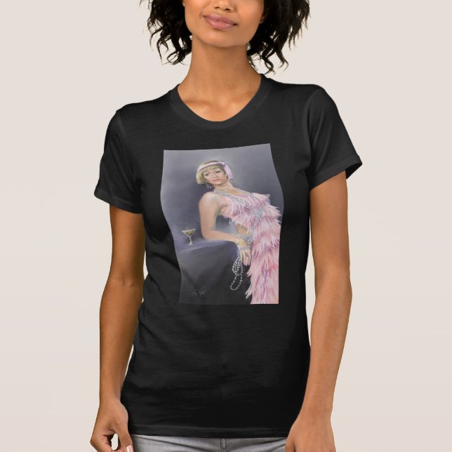 Camiseta T-shirt do Flapper da primavera (Frente)