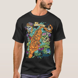 Camiseta t-shirt do flash do tatuagem 83-TIGER