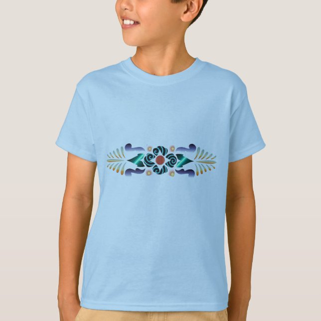 Camiseta T-Shirt do Floral Kid (Frente)