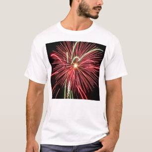 Camiseta T-shirt do fogo-de-artifício