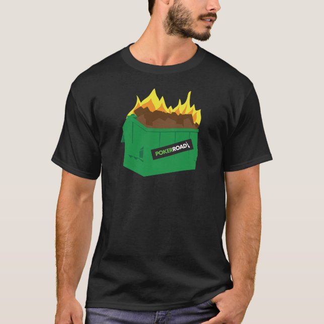 Camiseta T-shirt do fogo do contentor (Frente)