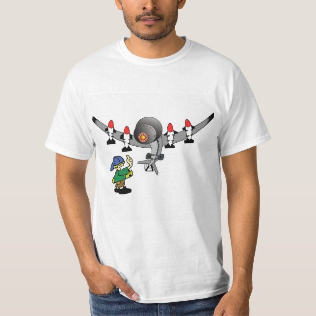 Camiseta T-shirt do Formiga-zangão do valor (Frente)