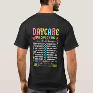 Camiseta T-Shirt do Fornecedor de Cuidados de Dia