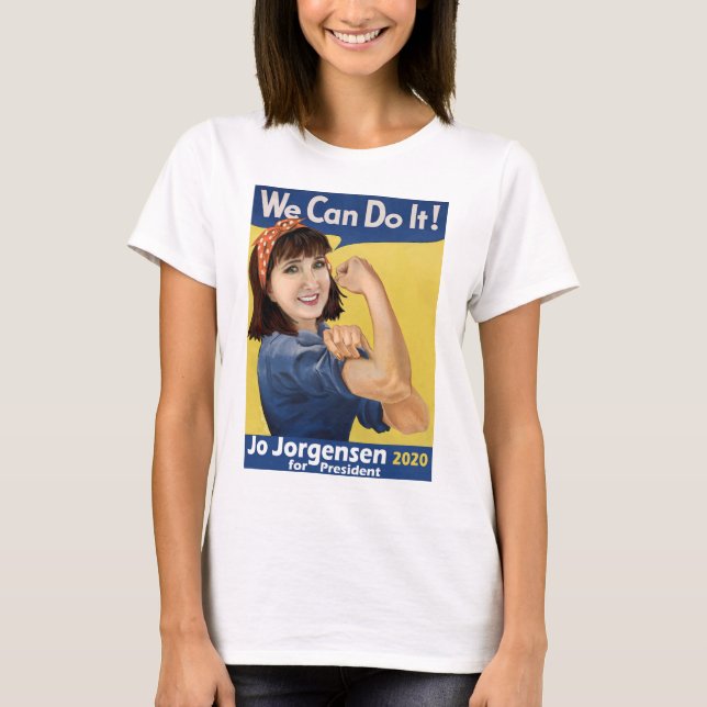 Camiseta T-Shirt do Fundraiser 'Jo-sie the Riveter' (Frente)