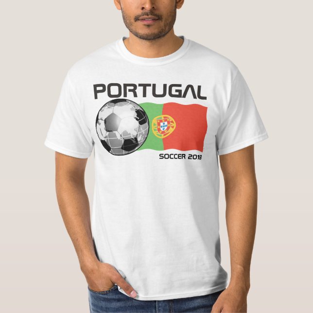 Camiseta T-Shirt do Futebol de Portugal (Frente)