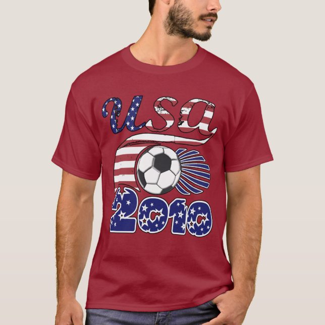 Camiseta T-shirt do futebol dos EUA (Frente)