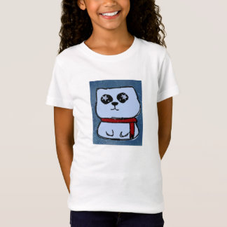 Camiseta T-shirt do gatinho do floco de neve