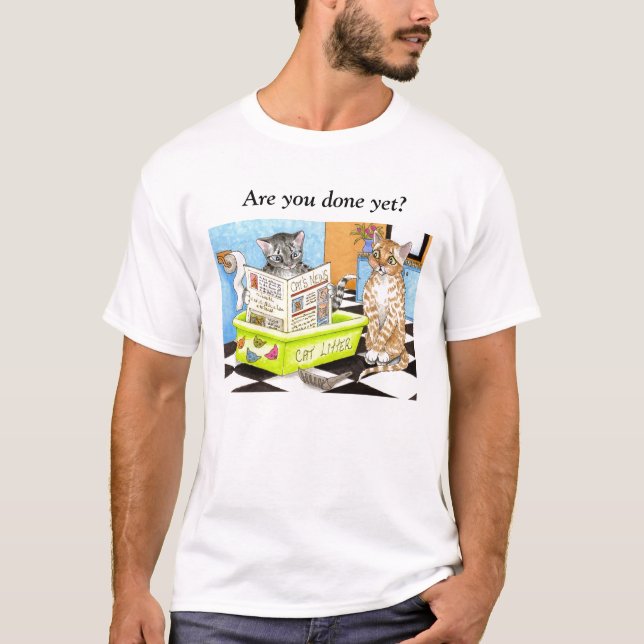 Camiseta t-shirt do gato 464 (Frente)