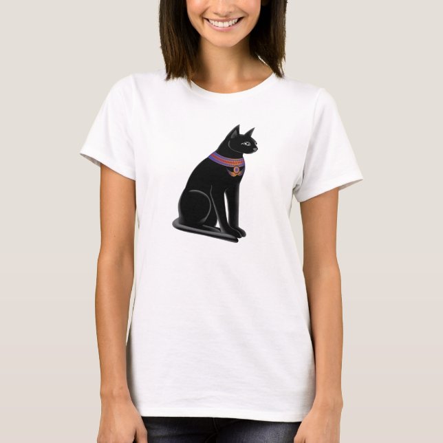 Camiseta T-shirt do gato de Bastet (Frente)