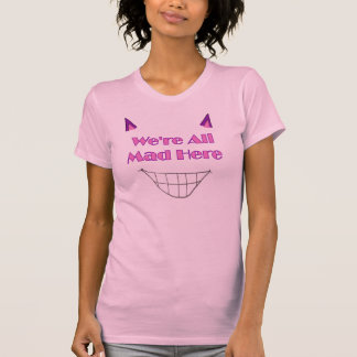 Camiseta T-shirt do gato de Cheshire - roxo