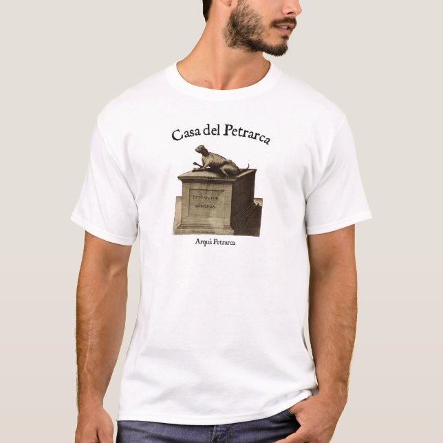 Camiseta T-shirt do gato de Petrarch (Frente)