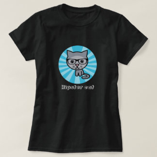 Camiseta T-shirt do gato do hipster