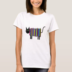 Camiseta T-shirt do gato do livro