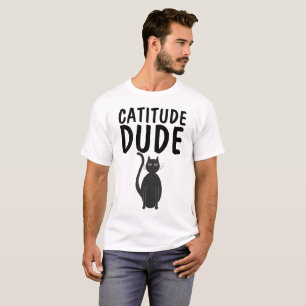 Camiseta T-shirt do gato dos homens engraçados do GAJO de
