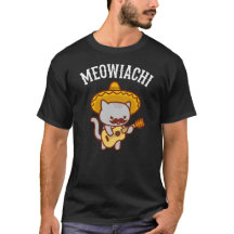 T-shirt do gato dos homens - MEOWIACHI