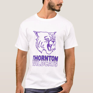 Camiseta T-shirt do gato dos Wildcats de Thornton